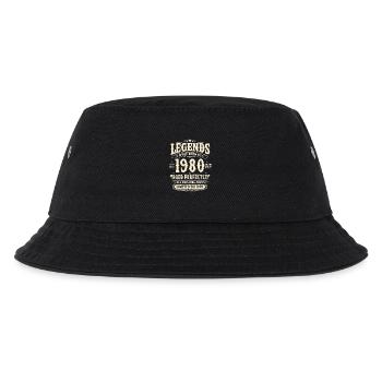  46. Geburtstag Geschenk Mann 1980 Vintage Retro - Kinder Bucket Hat - Schwarz - Vorne