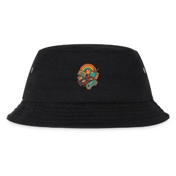 80er 90er Retro Technik Nostalgie Gamer - Kinder Bucket Hat - Schwarz - Vorne
