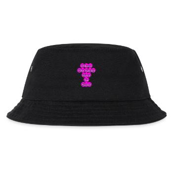 Wo die Socken keinen Namen haben - Kinder Bucket Hat - Schwarz - Vorne