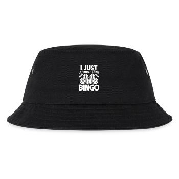 Bingo Player I Just Wanna Play Bingo - Kinder Bucket Hat - Schwarz - Vorne