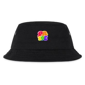 Pride Bubble Rainbow CSD Shirt Sticker - Kids’ Bucket Hat - black - Front
