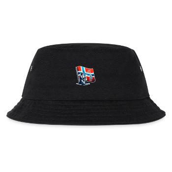Norway Angler Motif - Kids’ Bucket Hat - black - Front