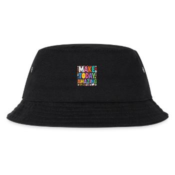 Make Today Amazing Colorful Motivation For Kids - Kids’ Bucket Hat - black - Front