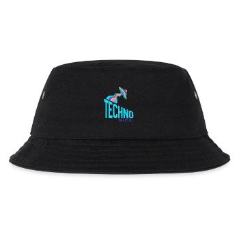 UFO Neon Techno Beam - Kids’ Bucket Hat - black - Front