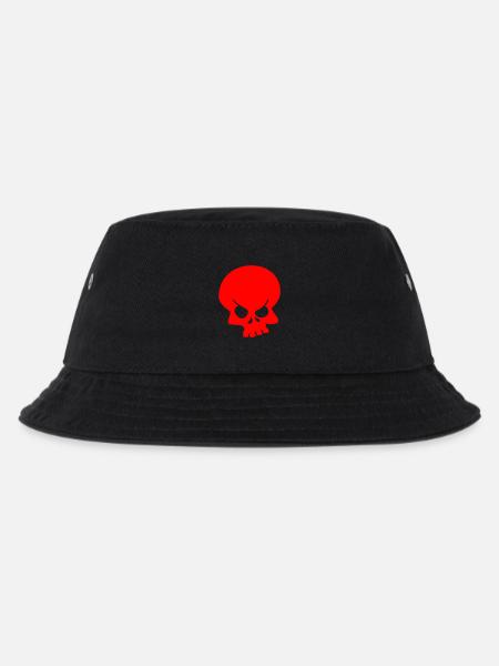 Schädel - Kinder Bucket Hat - Schwarz
