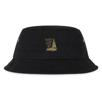 Sailing, Sailboat, Stars, Telescope - Kids’ Bucket Hat - black - Front