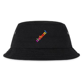 SIEBEN 7 JAHRE 7. GEBURTSTAG - Kinder Bucket Hat - Schwarz - Vorne