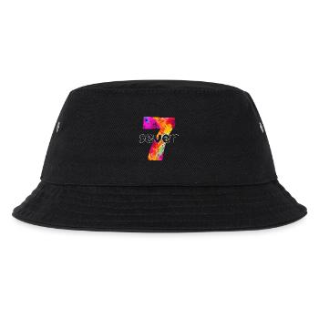 SEVEN 7 YEAR BOY 7TH BIRTHDAY - Kids’ Bucket Hat - black - Front