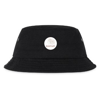 Rooted and Wild - Kinder Bucket Hat - Schwarz - Vorne