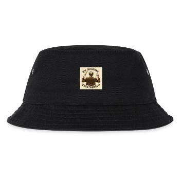 Dirigent Ich dirigiere vegetarisch - Kinder Bucket Hat - Schwarz - Vorne