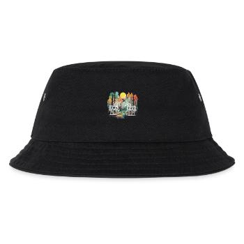 Wald Waldbewohner Einhorn Einhörner Fabelwesen - Kinder Bucket Hat - Schwarz - Vorne