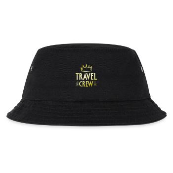 Travel Crew - Kinder Bucket Hat - Schwarz - Vorne
