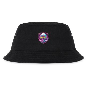 Ski Ski Goggles Skull - Kids’ Bucket Hat - black - Front