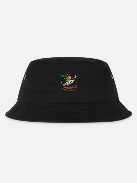 Mission Schulkind - Kinder Bucket Hat - Schwarz
