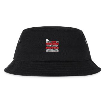 Installateur wenn ich sarkastisch werde wirds - Kinder Bucket Hat - Schwarz - Vorne