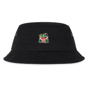 Ästhetischer Frosch Frösche für einen Frosch - Kinder Bucket Hat - Schwarz - Vorne