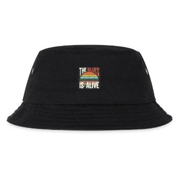 The blues lives vintage blues design - Kids’ Bucket Hat - black - Front