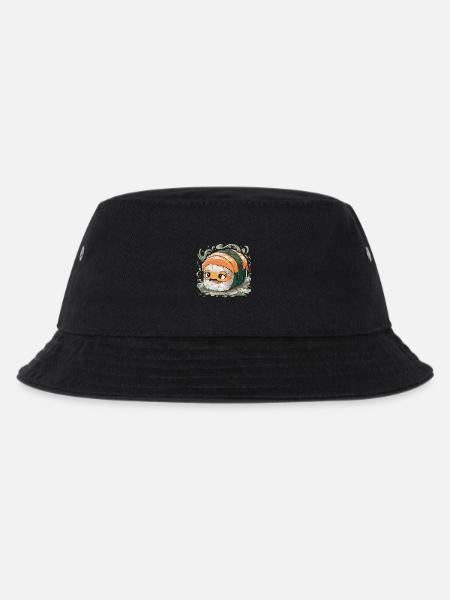 Niedliche Sushi Fisch Reis Japanisches Essen - Kinder Bucket Hat - Schwarz