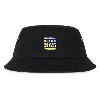 Mexiko 2025 - Kinder Bucket Hat - Schwarz - Vorne