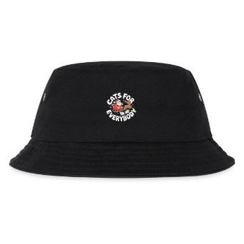 Christmas Cats Cat Lady Cat Mom Funny - Kids’ Bucket Hat - black - Front
