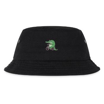 Cycliste crocodile lus fantaisiste s’ennuyé - Bob Enfant - noir - Devant