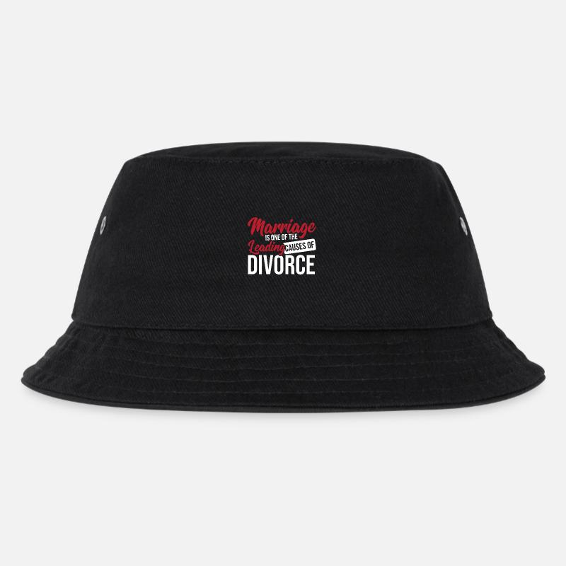 Scheidung Ende der Ehe Scheidung geschieden - Kinder Bucket Hat - Schwarz