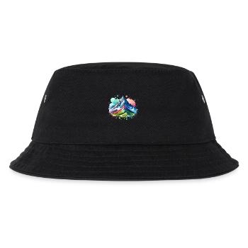 Berge - Kinder Bucket Hat - Schwarz - Vorne