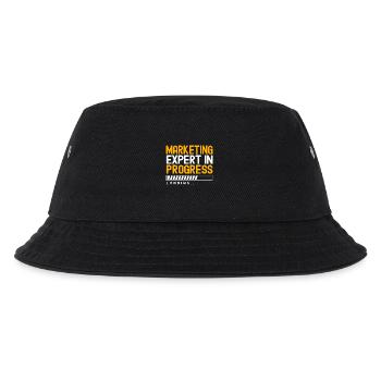 Marketing Manager Experte - Kinder Bucket Hat - Schwarz - Vorne