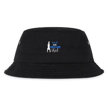 Handstand Zitat Gymnastik Turnerinnen Turnen - Kinder Bucket Hat - Schwarz - Vorne