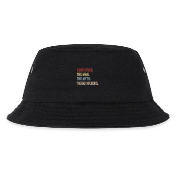 Godfather The Man The Myth The Bad Influence - Kinder Bucket Hat - Schwarz - Vorne