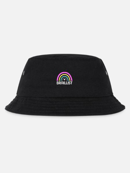 Blind Blindenschrift Braille - Kinder Bucket Hat - Schwarz