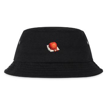 Apfel - Kinder Bucket Hat - Schwarz - Vorne