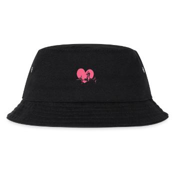 Caretaker Heartbeat Heart Rate - Kids’ Bucket Hat - black - Front