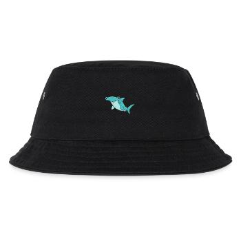 Animal Cartoon Hammerhead Shark - Kids’ Bucket Hat - black - Front