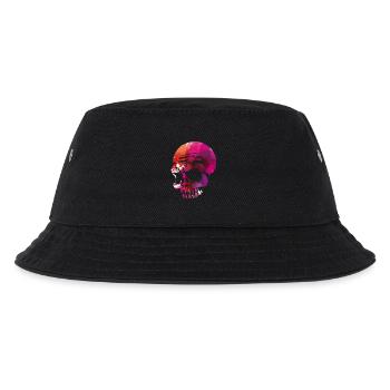 Skulls go hard - Kids’ Bucket Hat - black - Front