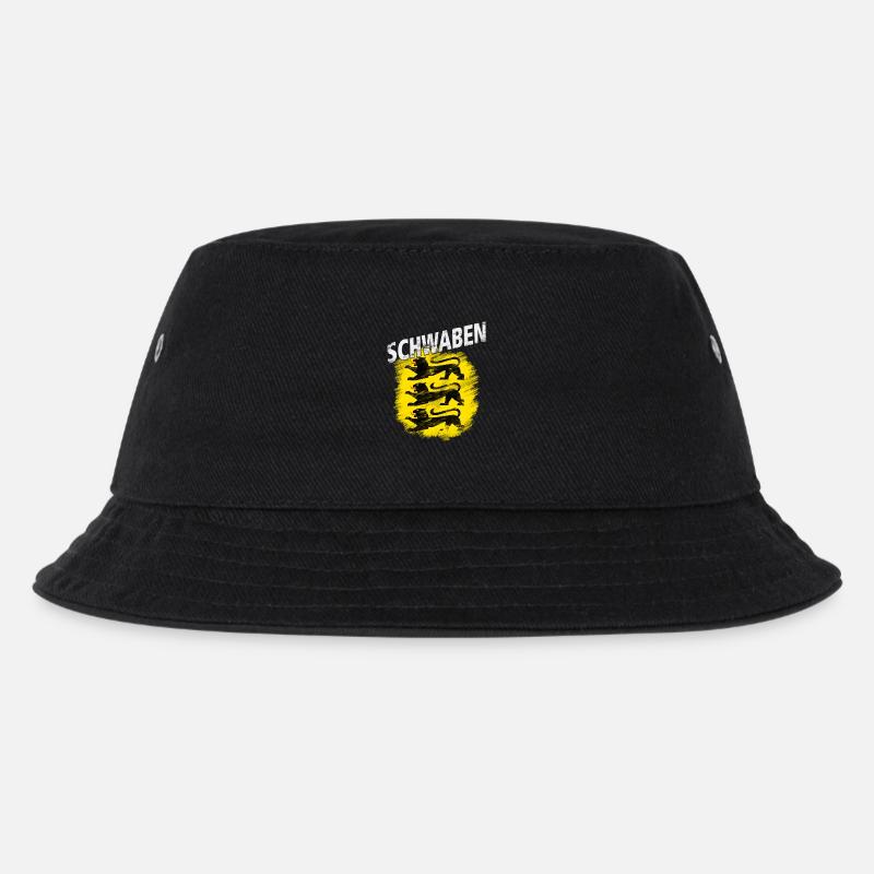 Schwaben - Kinder Bucket Hat - Schwarz