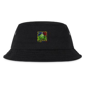 Ich lebe mein Leben EIN VIERTEL AUF EINMAL - Kinder Bucket Hat - Schwarz - Vorne