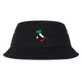 Italien - Kinder Bucket Hat - Schwarz - Vorne