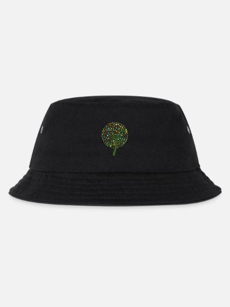 Natur - Kinder Bucket Hat - Schwarz
