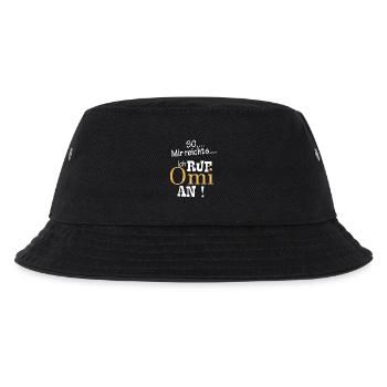omi mir reichts - Kinder Bucket Hat - Schwarz - Vorne