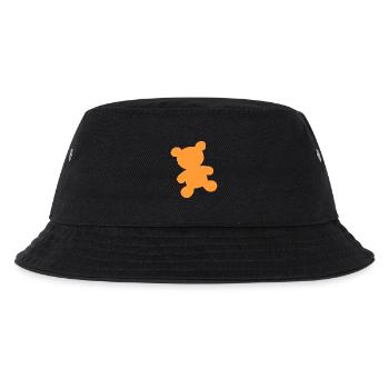 teddybaer teddy baer grizzly braunbaer schwarzbaer - Kinder Bucket Hat - Schwarz - Vorne