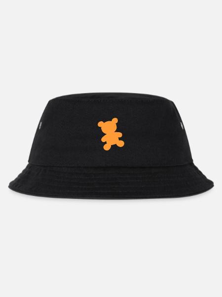 teddybaer teddy baer grizzly braunbaer schwarzbaer - Kinder Bucket Hat - Schwarz