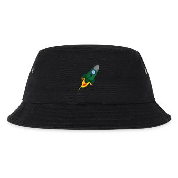 rocket - Kids’ Bucket Hat - black - Front