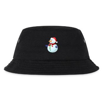 SNOWMAN - Kids’ Bucket Hat - black - Front