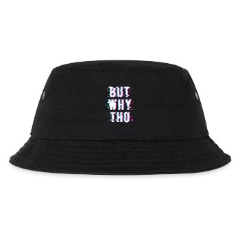 ABER WARUM THO - Kinder Bucket Hat - Schwarz - Vorne