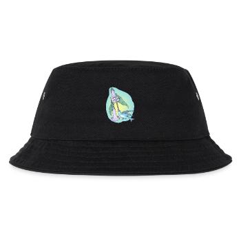regenbogen sonne wolken wetter rainbow sun cloud28 - Kinder Bucket Hat - Schwarz - Vorne