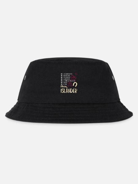 ISLÄNDER - mein - Kinder Bucket Hat - Schwarz