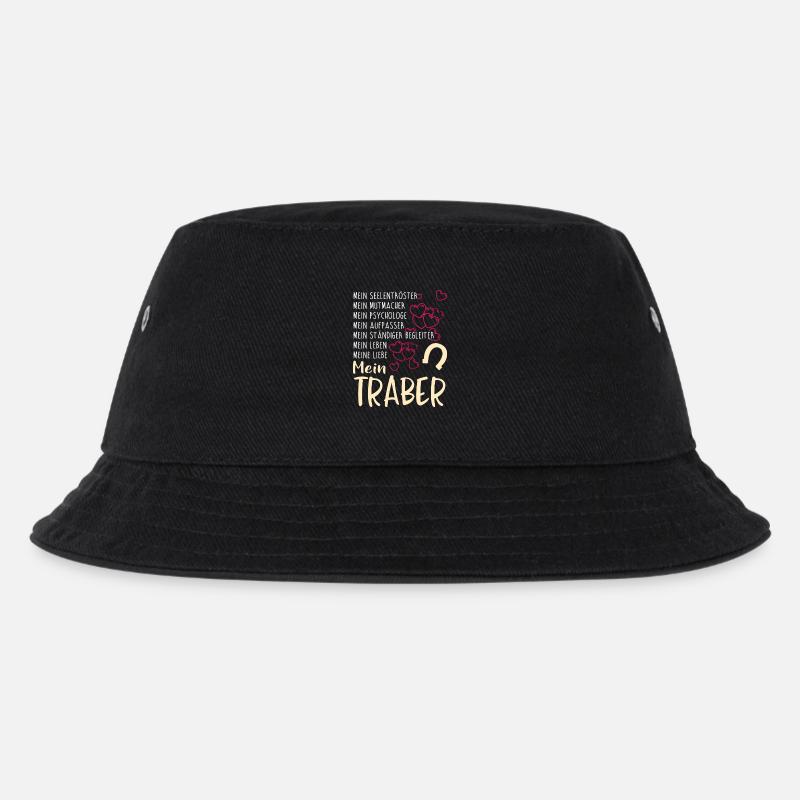 TRABER - mein - Kinder Bucket Hat - Schwarz