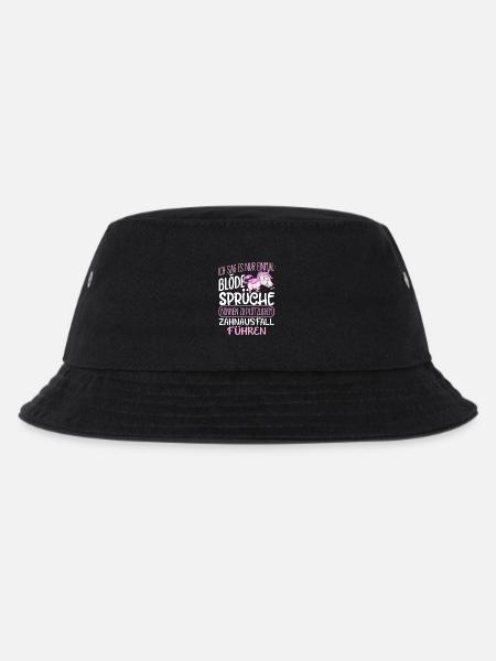 Einhorn Blöde Sprüche - Kinder Bucket Hat - Schwarz