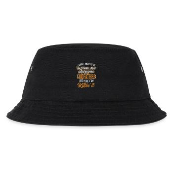 Gift for the best godfather - Kids’ Bucket Hat - black - Front